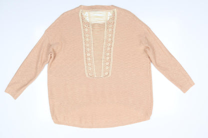 Womens UK Size  Julie Orange Pullover Jumper