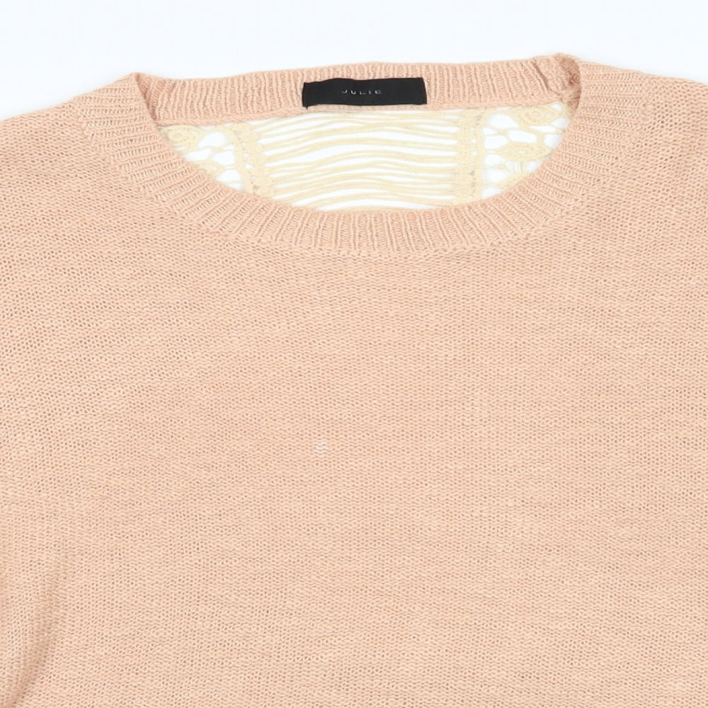 Womens UK Size  Julie Orange Pullover Jumper
