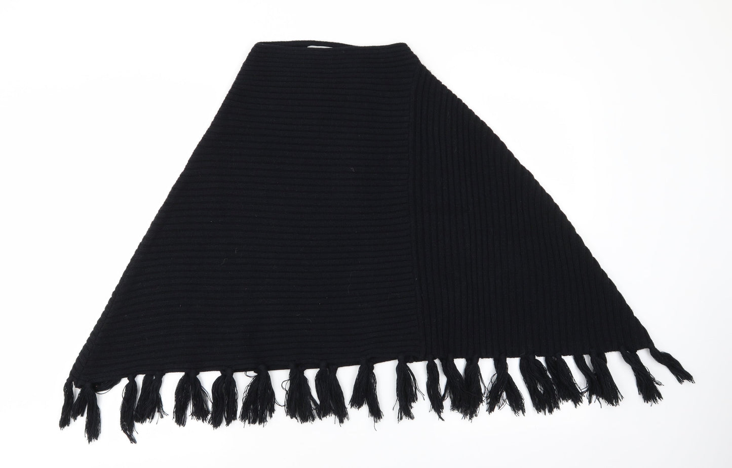 Liorina TU Womens Black   Overcoat Poncho One Size   - Poncho