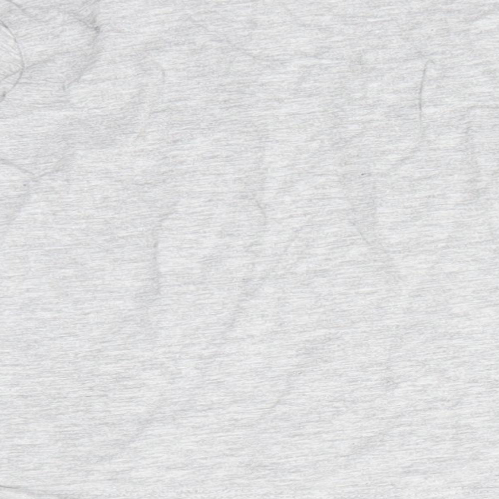 I Love Girlswear Girls Grey  Cotton Basic T-Shirt Size 4 Years Round Neck