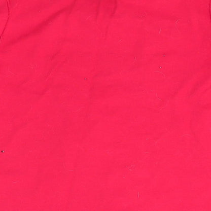George Girls Red Animal Print Cotton  Pyjama Top Size 3-4 Years   - Merry Kindness Christmas