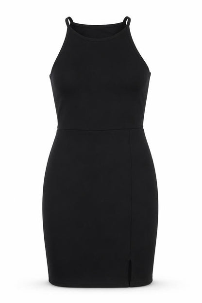 Missguided Womens Black  Polyester Bodycon  Size 12  Square Neck