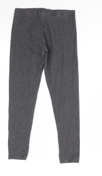 NEXT Girls Grey  Cotton Jogger Trousers Size 11 Years  Regular  - Leggins