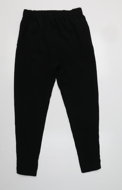 Womens UK Size 10 H&M Regular Fit  Black Trousers