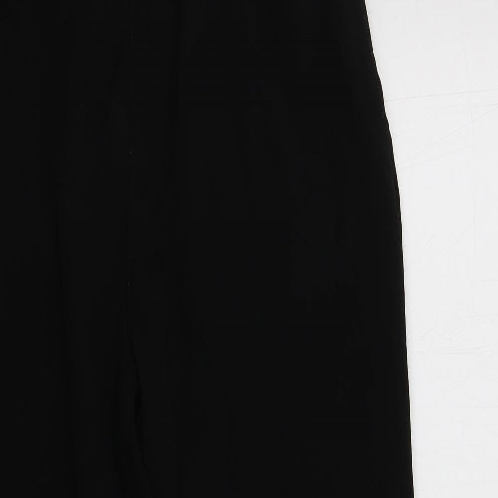 Womens UK Size 10 H&M Regular Fit  Black Trousers