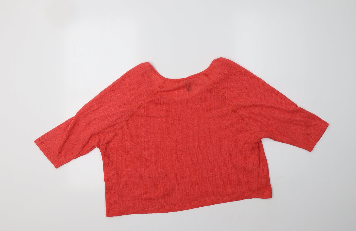 Womens UK Size M VERO MODA Red Basic Blouse