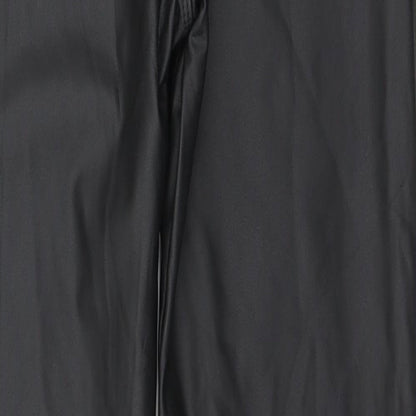 Paris Womens Brown  Polyurethane Trousers  Size M L23 in Regular