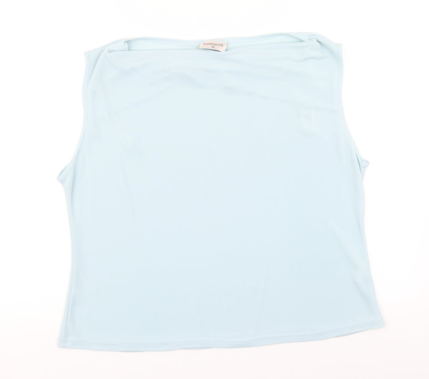Womens UK Size XL Bonmarché Blue Basic T-Shirt