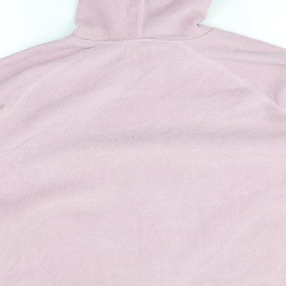 Bonmarché Womens Pink  Polyester Full Zip Hoodie Size M