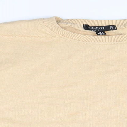 Womens UK Size 8 Missguided Beige Pullover Jumper