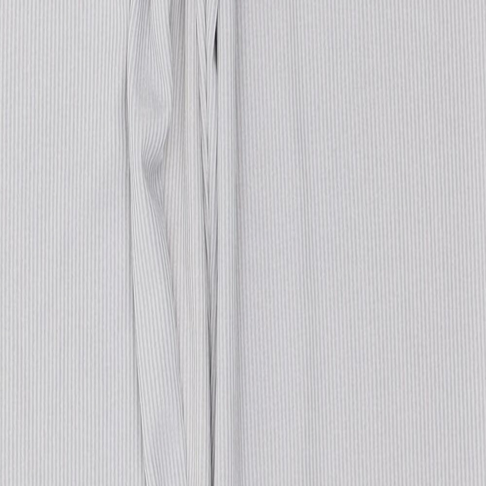 Womens UK Size 8 PRETTYLITTLETHING Regular Fit  Silver Trousers