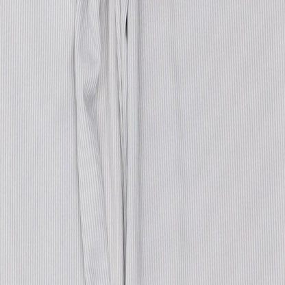 Womens UK Size 8 PRETTYLITTLETHING Regular Fit  Silver Trousers