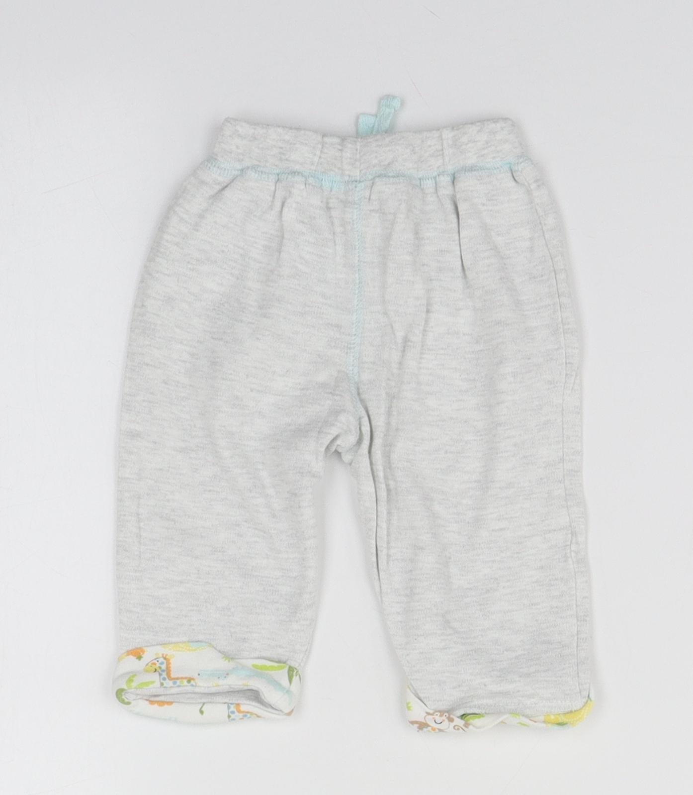 Happi Baby Grey  Cotton Sweatpants Trousers Size 0-3 Months