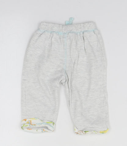 Happi Baby Grey  Cotton Sweatpants Trousers Size 0-3 Months