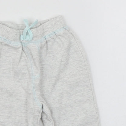 Happi Baby Grey  Cotton Sweatpants Trousers Size 0-3 Months