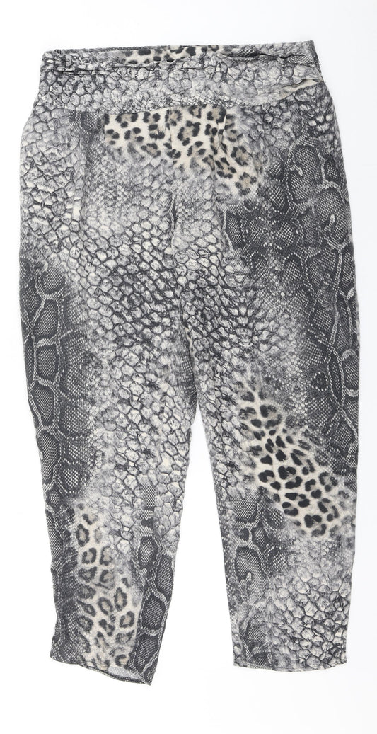 Womens UK Size 14 Dorothy Perkins Regular Fit  Grey Trousers