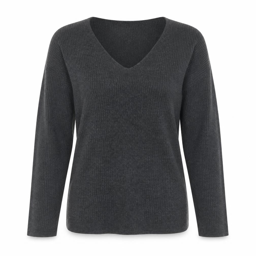 Womens UK Size 10 M&s Grey Pullover Jumper