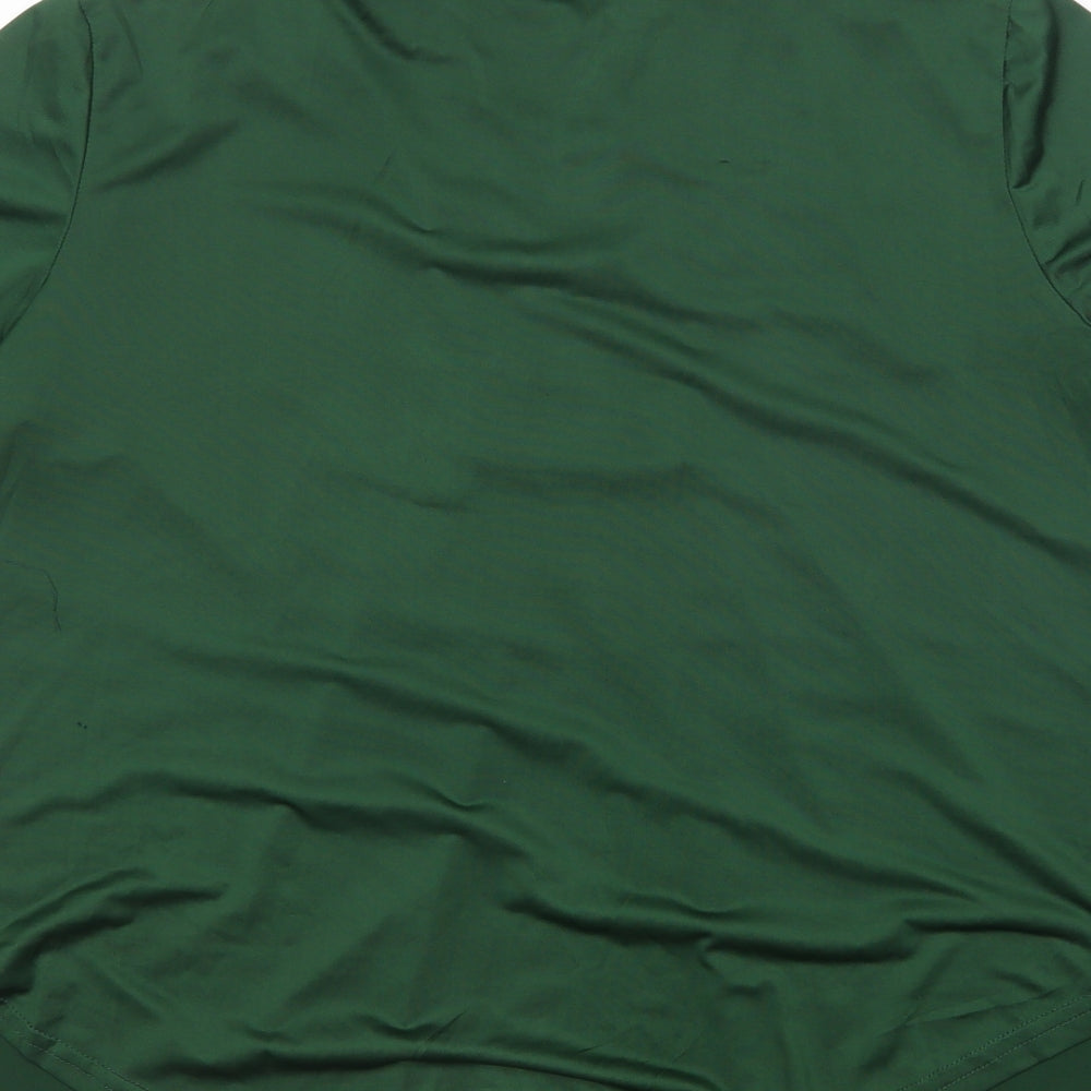 Womens UK Size S Preworn Green Basic Blouse