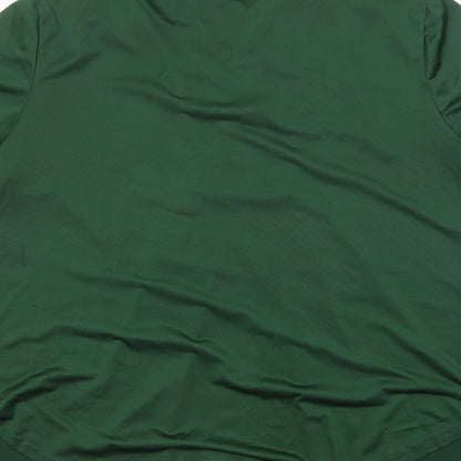Womens UK Size S Preworn Green Basic Blouse