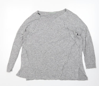 Womens UK Size S COIN 1804 Grey Pullover Jumper