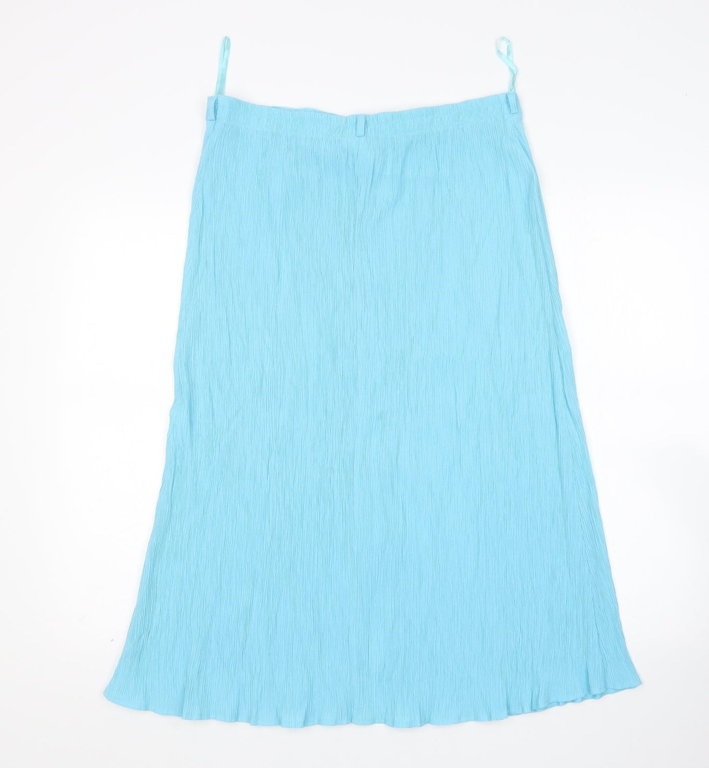 Collection Womens Green  Viscose A-Line Skirt Size 16