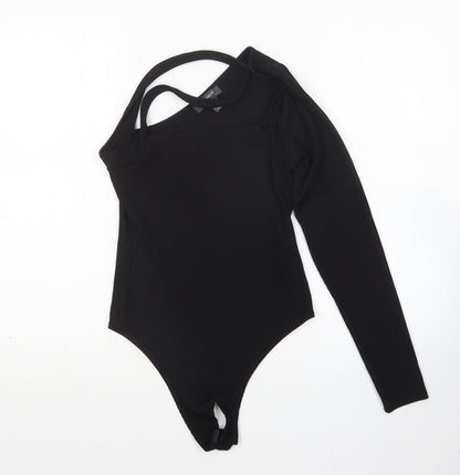 Primark Womens Black  Polyester Bodysuit One-Piece Size XS