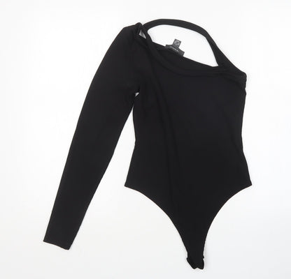 Primark Womens Black  Polyester Bodysuit One-Piece Size XS