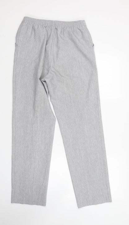 Womens UK Size 12 M&S Regular Fit  Grey Trousers
