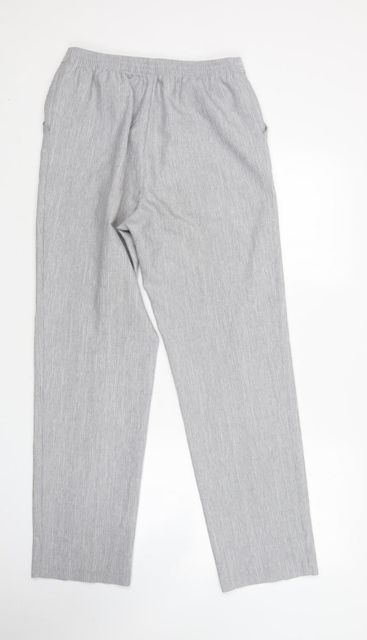 Womens UK Size 12 M&S Regular Fit  Grey Trousers