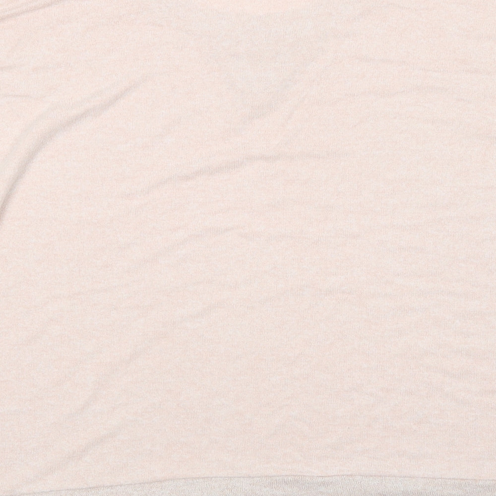 TU Womens Pink Round Neck  Viscose Pullover Jumper Size 14