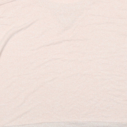 TU Womens Pink Round Neck  Viscose Pullover Jumper Size 14