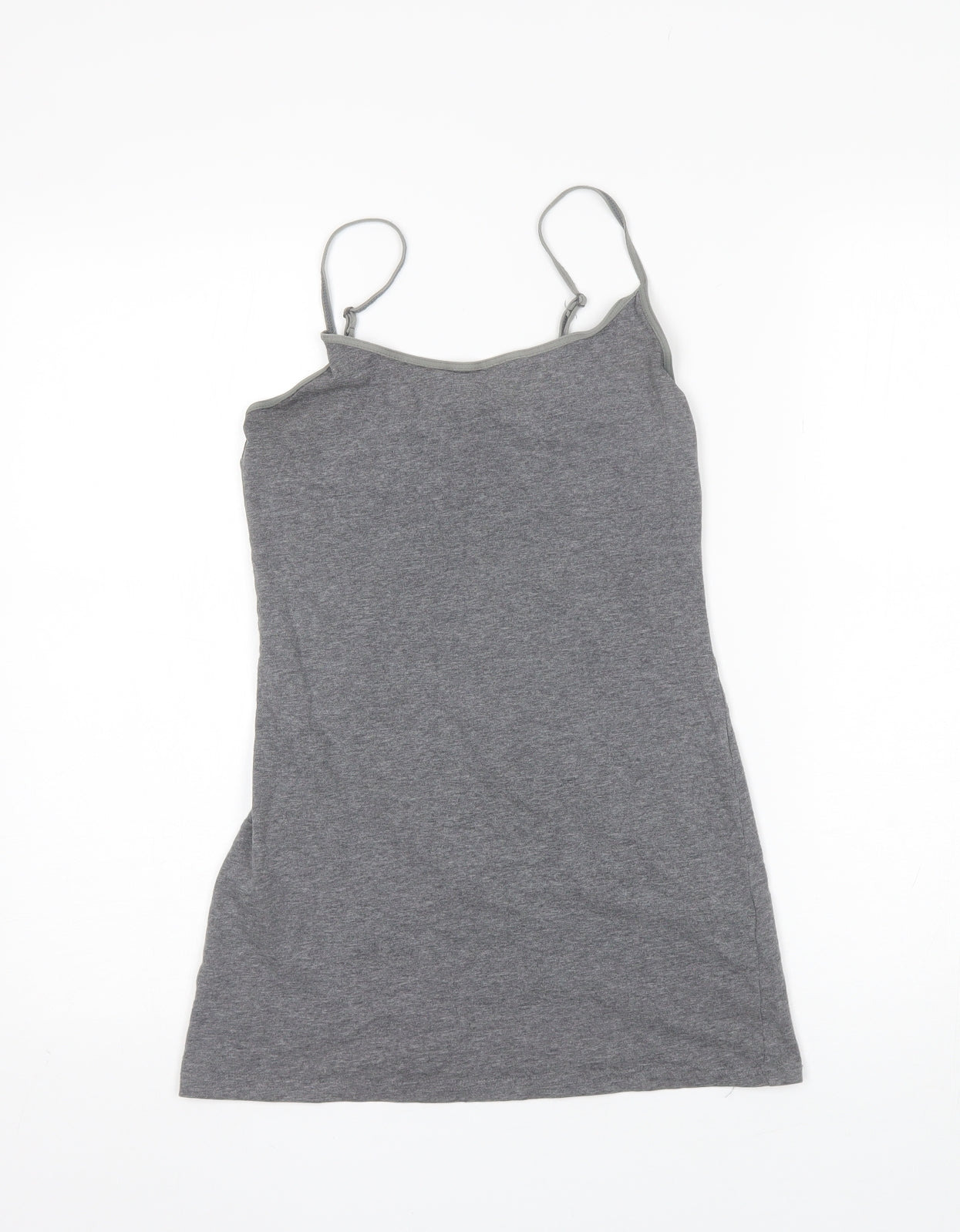 Womens UK Size S Divided Grey Camisole Tank