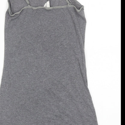 Womens UK Size S Divided Grey Camisole Tank
