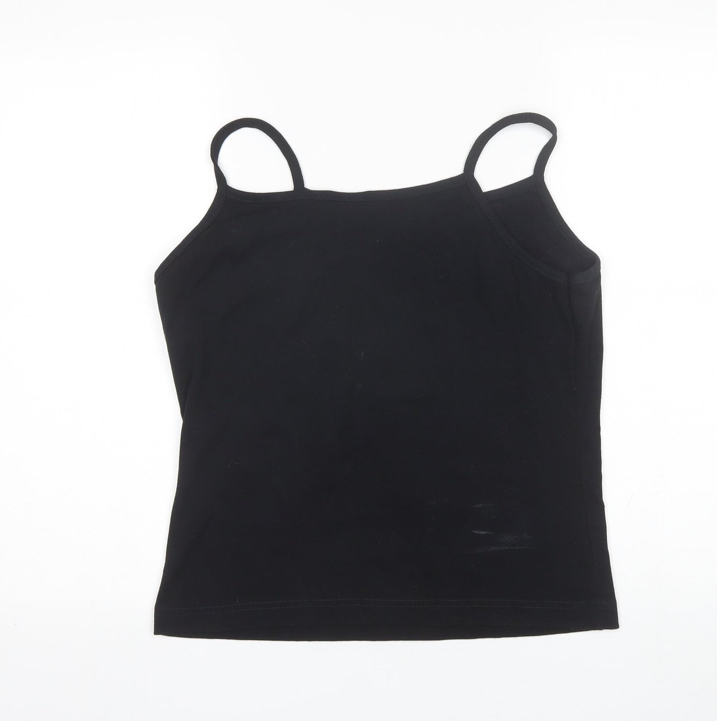 Womens UK Size L Joie de Vivre Black Camisole Tank