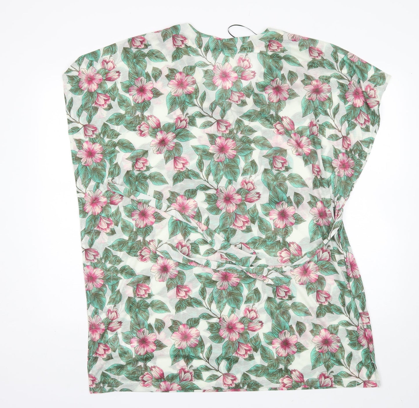 Womens UK Size M H&M Green Basic Blouse