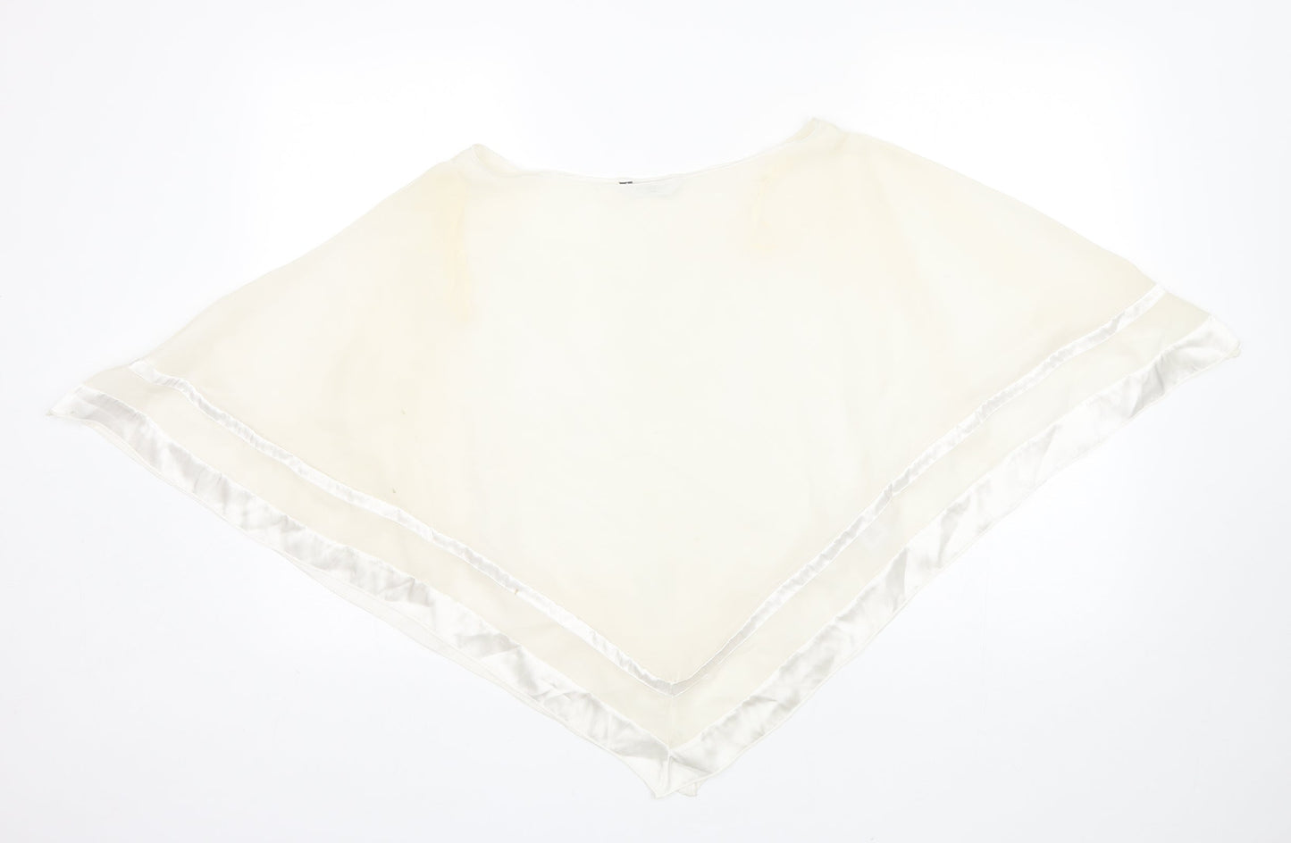 Womens UK Size 10 New Look Beige Basic Blouse