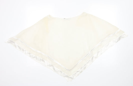 Womens UK Size 10 New Look Beige Basic Blouse