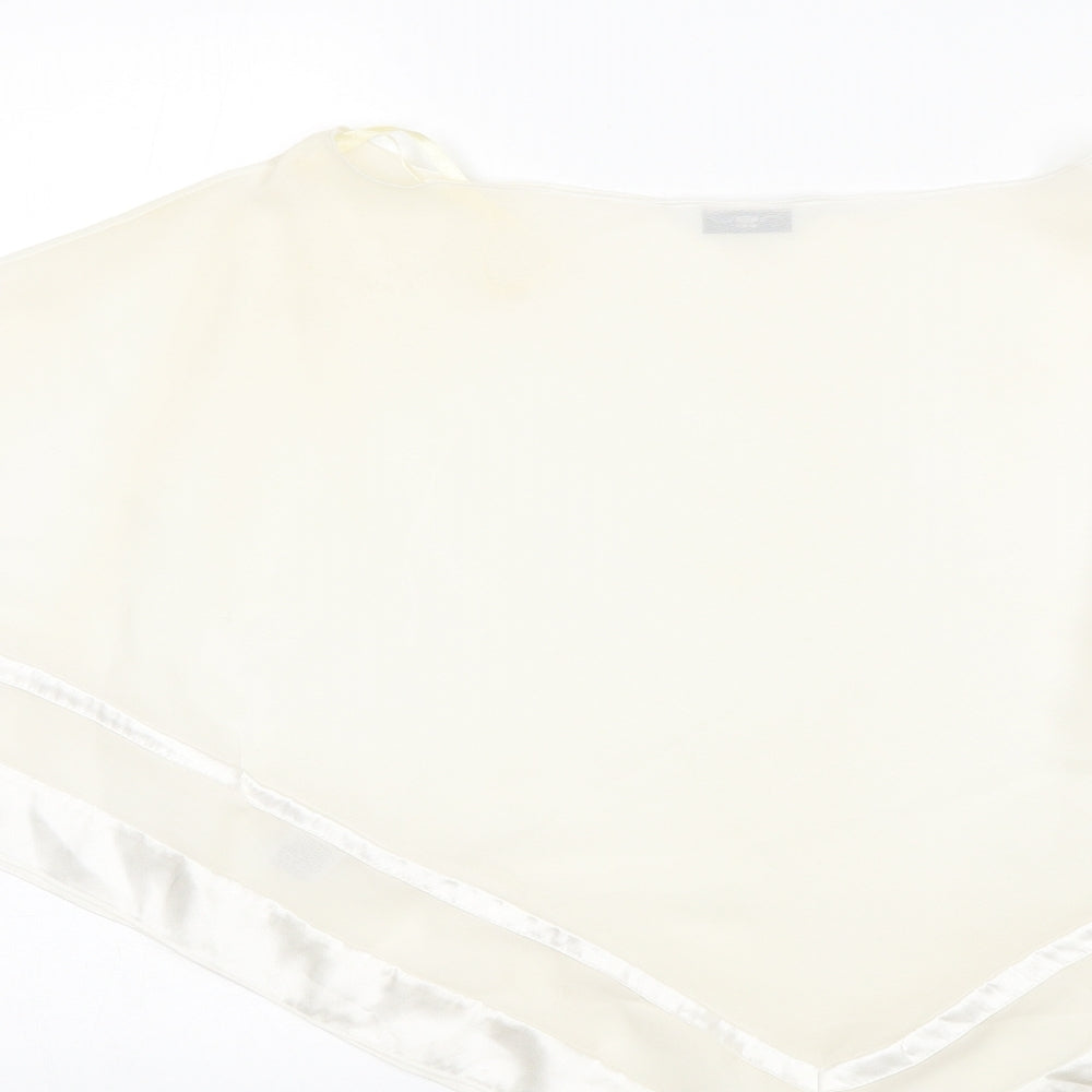 Womens UK Size 10 New Look Beige Basic Blouse