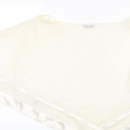Womens UK Size 10 New Look Beige Basic Blouse