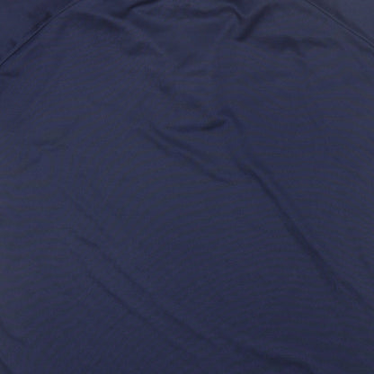 Cool Workwear Mens Blue  Polyester  Polo Size M Collared