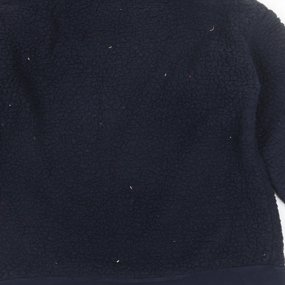 NEXT Womens Blue Round Neck  Polyester Pullover Jumper Size L