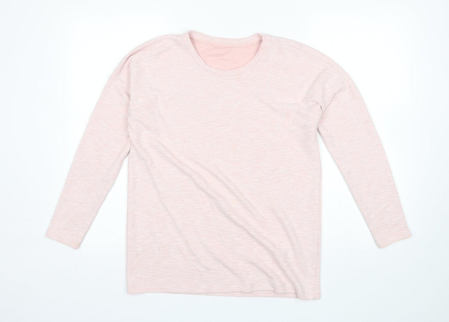 George Womens Pink Round Neck  Polyester Pullover Jumper Size 10