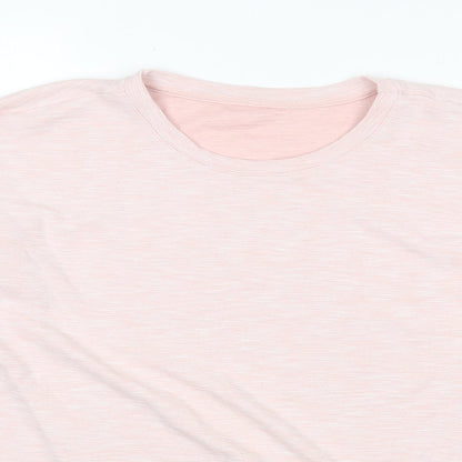 George Womens Pink Round Neck  Polyester Pullover Jumper Size 10