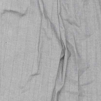 Womens UK Size 14 Marks and Spencer Regular Fit Dress Pants Grey Trousers