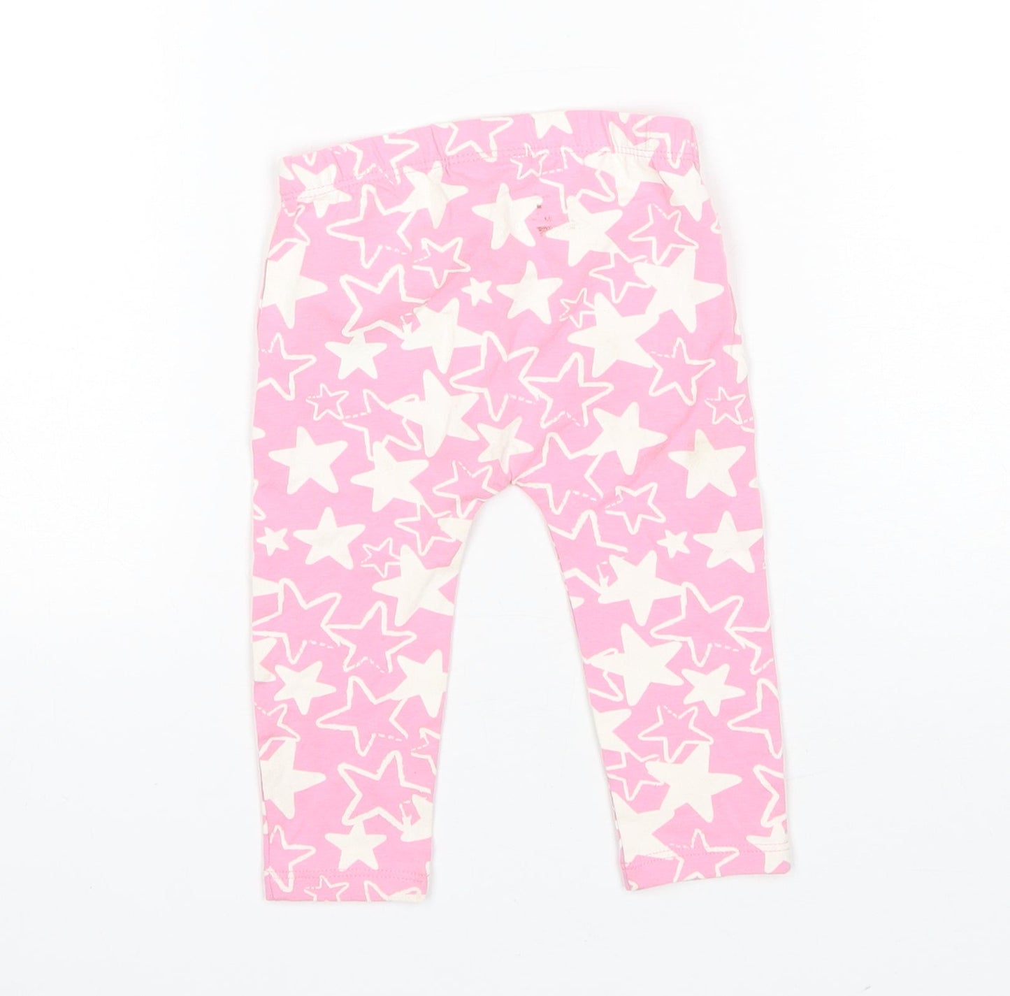 Blue Zoo Baby Pink  Cotton Jogger Trousers Size 3-6 Months
