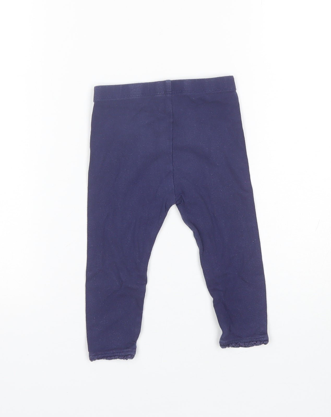Mothercare Baby Blue  Cotton Jogger Trousers Size 12-18 Months