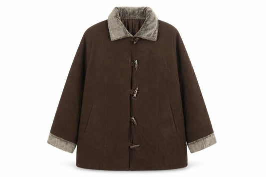 Front view of sarah hamilton women’s brown jacket, size UK 16