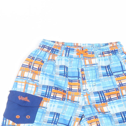 Preworn Boys Blue  Polyester Bermuda Shorts Size 7 Years  Regular  - swim short