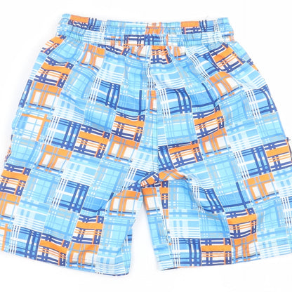 Preworn Boys Blue  Polyester Bermuda Shorts Size 7 Years  Regular  - swim short