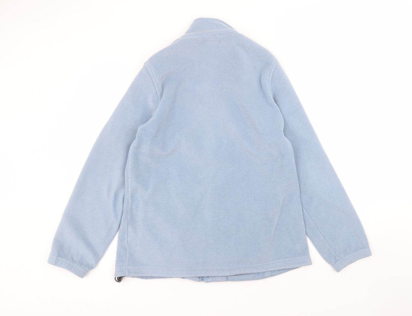 Hawkshead Womens Blue Round Neck  Polyester Full Zip Jumper Size S